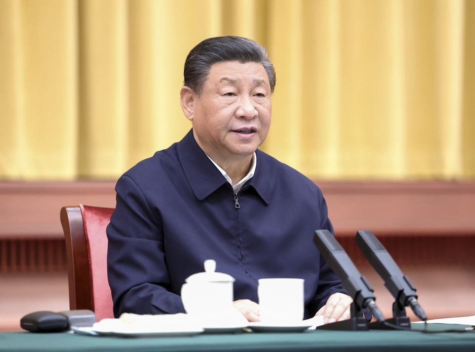 2024年3月20日下午,，中共中央總書記,、國(guó)家主席、中央軍委主席習(xí)近平在湖南省長(zhǎng)沙市主持召開新時(shí)代推動(dòng)中部地區(qū)崛起座談會(huì)并發(fā)表重要講話,。新華社記者 鞠鵬 攝 