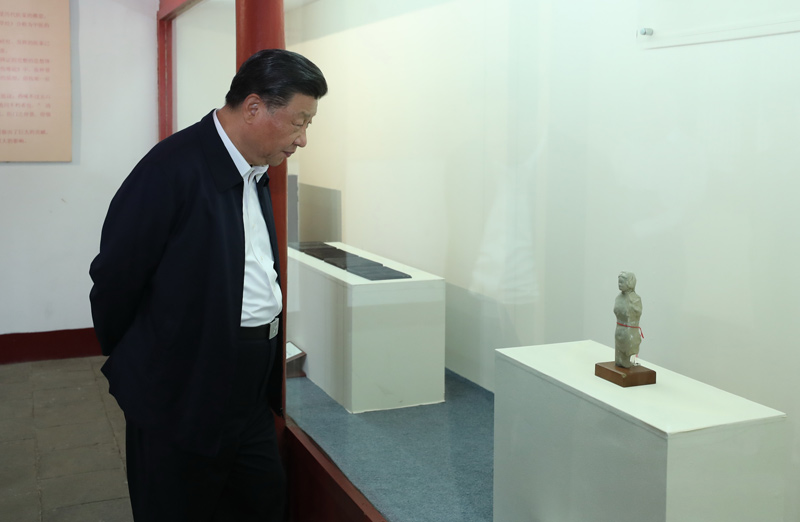 2021年5月12日，習近平總書記在南陽市考察東漢醫(yī)學家張仲景的墓祠紀念地醫(yī)圣祠,。 